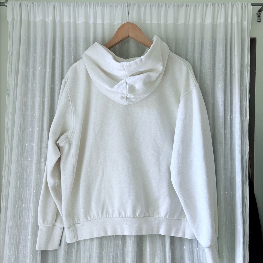 NBA Warriors White Hoodie with Blue Accents - Picture 5 of 6